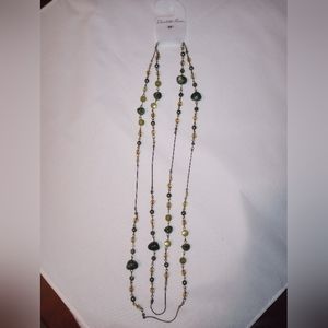 60" beaded necklace Charlotte Russe NWT